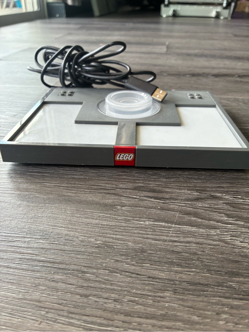 LEGO USB Light Base in Gray, White and Black